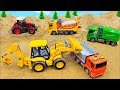 Mega rc trucks rc heavy haulage rc car transport rc traktor volvo lesu bl71 rc wheel loader dozer