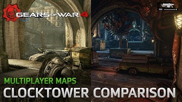 Gears of War 4 - Clocktower Comparison [Gears 1/3 Remake]