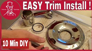 How to Install Shower Trim Kit : Delta Classic