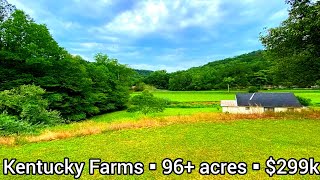 Kentucky Cheap Farmhouse For Sale | Kentucky Farms For Sale | $299k | 96+ acres | Kentucky Land