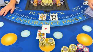 I WON LUCKY $500,000 BLACKJACK GAMBLING $1,250,000 BETTING BIG IN HIGH STAKES CASINO SESSION!