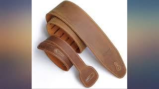 Jeereal Full Grain Genuine Padded Soft Leather Guitar Strap (2.75inches Width) for review screenshot 5