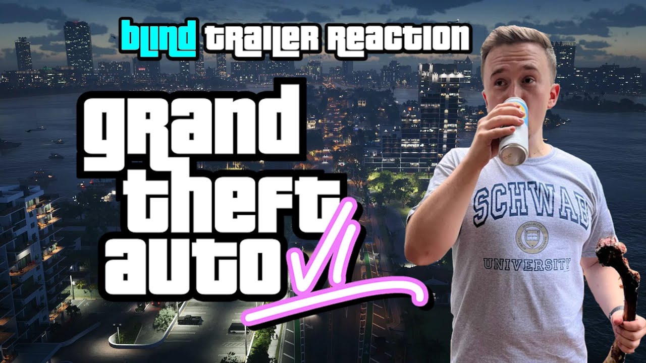Blind Reaction GTA 6 Trailer: The Future of Gaming? - YouTube