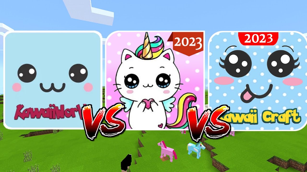 KawaiiWorld VS Kawaii World 2 VS KawaiiCraft 2022 