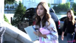 150827 Apink 손나은 '빛나은' 두번째스무살 촬영 출근 직캠 by앙칼