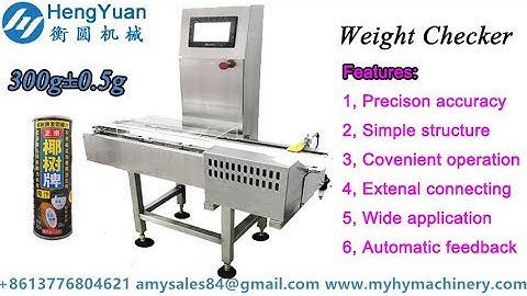 High accuracy automatic weight  checker  / conveyor  checking  machine
