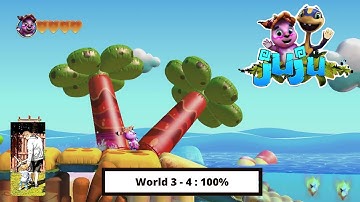 Juju: 100% Walkthrough / Achievement Guide - World 3 - 4 : 100%