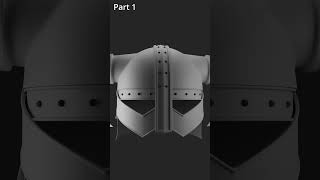 Blender 3D Viking Helmet Cinematic #creativeblender #3dcompositing #automobile