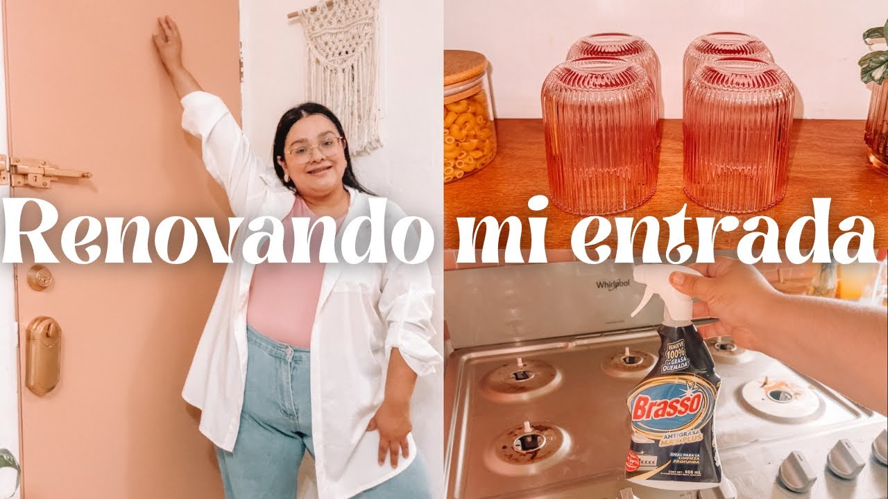 RENOVACIÓN DE LA ENTRADA DE MI CASA✨ PINTE LA PUERTA! COMPRAS DE PRICHOS+ BLUSAS DE 