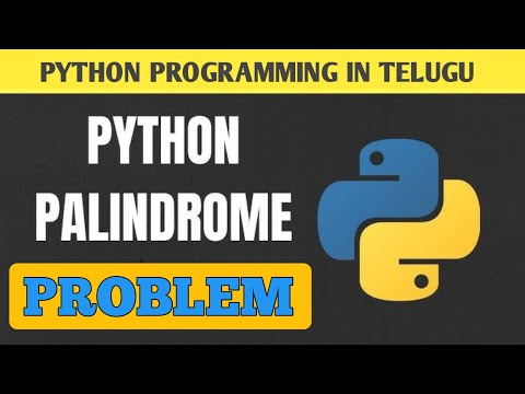 palindrome in python || python interview questions and answers || python programs