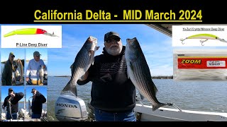 Rio Vista  California Delta Striper Fishing  March 2024