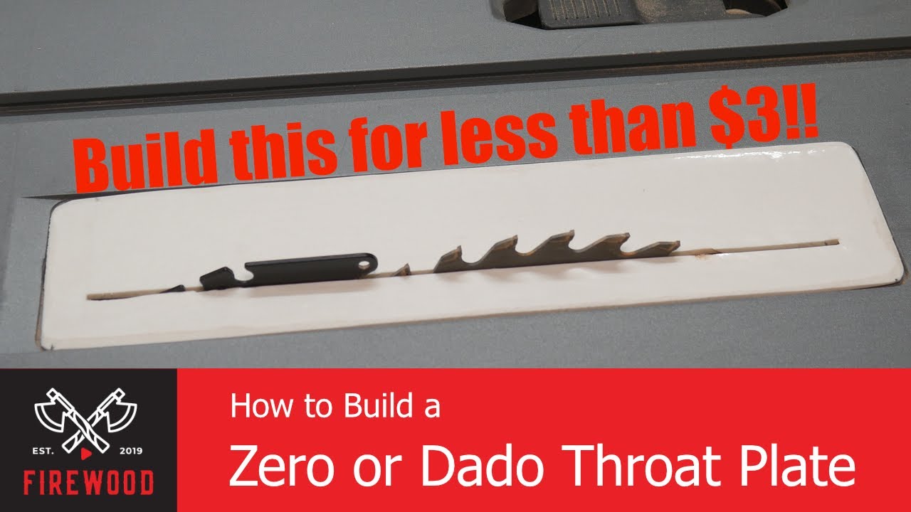 Zero Clearance or Dado insert plate