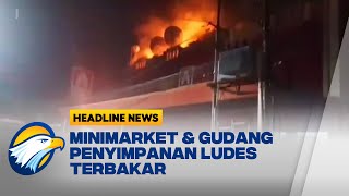 Kebakaran Minimarket di Makassar, Gudang Penyimpanan Barang dan Mess Karyawan Ludes