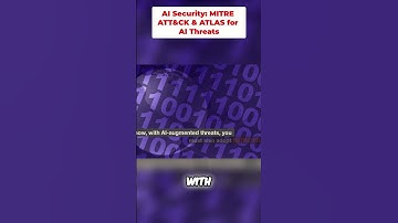 AI Security: MITRE ATT&CK & ATLAS for AI Threats #shorts