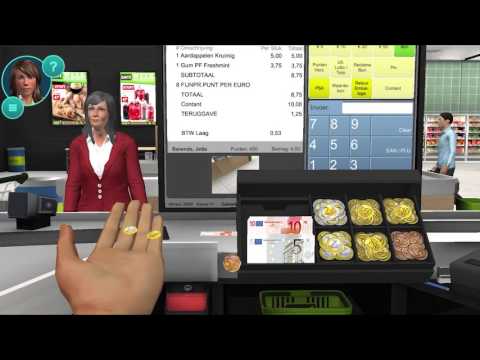 Trailer new Cashier Trainer supermarket