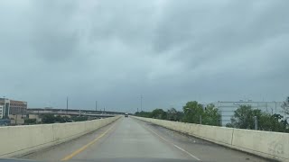 Driving from Gleneagle Dr., Conroe, Texas to Meadowedge Ln., Spring, Texas