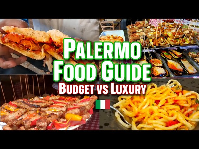 Travel vlog - Palermo Food Tour | Street Food Guide and Sicilian Delicacies