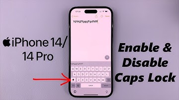 iPhone 14/14 Pro: How To Enable/Disable Keyboard Caps Lock