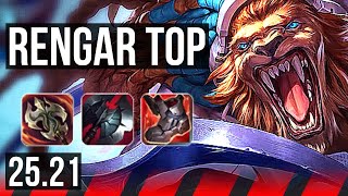 RENGAR vs AMBESSA (TOP) | 38k DMG, Rank 14 Rengar | KR Grandmaster | 25.21