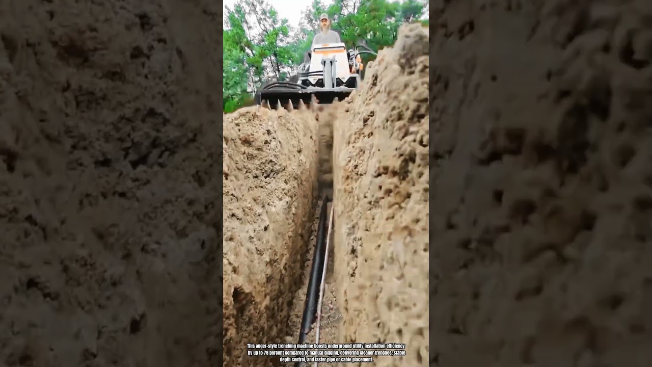 Лучшая инновационная траншейная машина: как эффективно копать глубокие коммуникации
