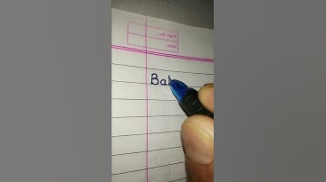 Write B for Bat in Print and Cursive handwriting to know which writing is best for you | #shorts