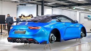 Inside Alpine A110 Factory in France - Production Line