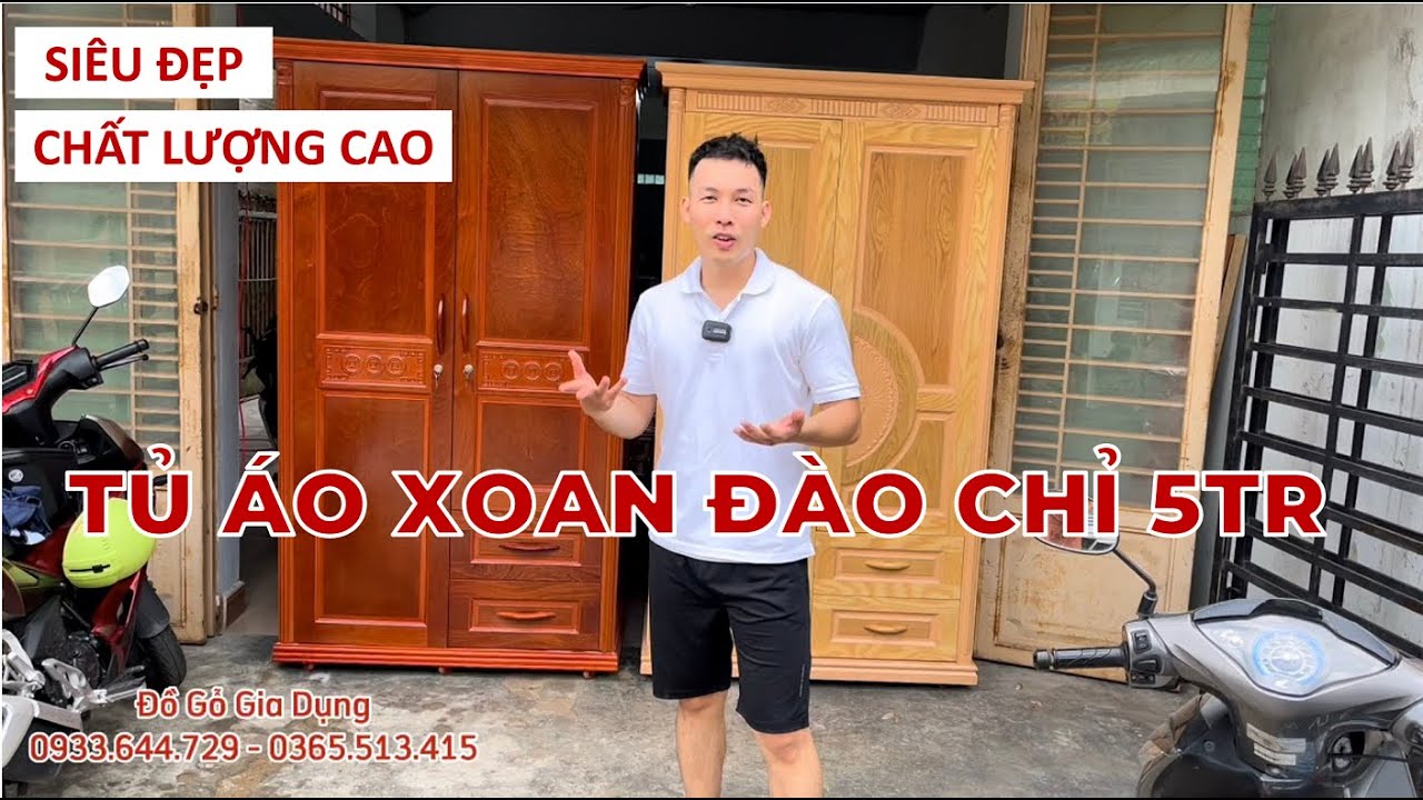 Rinh Ngay Tủ Áo Gỗ Xoan Đào Giá Chỉ 5Tr | Đồ Gỗ Gia... - youtube