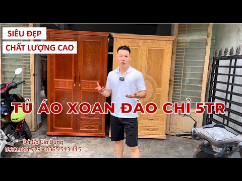 Video Rinh Ngay Tủ Áo Gỗ Xoan Đào Giá Chỉ 5Tr | Đồ Gỗ Gia... - youtube