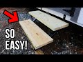 SO EASY! How to Build Steps - Modern METAL Stringers | DIY Shed Conversion to Soap Making Studio