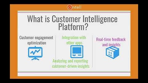Basic Techniques of Customer Intelligence