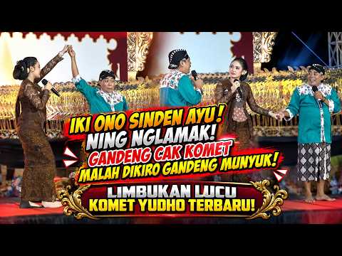 IKI ONO SINDEN AYU NING NGLAMAK GANDENG CAK KOMET MALAH DIKIRO GANDENG MUNYUK! LIMBUKAN LUCU TERBARU