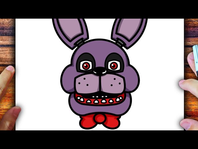 Como DESENHAR o WITHERED BONNIE - Como DIBUJAR a