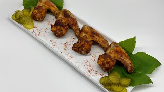 Mediterranean grilled chicken wings recipe طريقة عمل جوانح الدجاج المشوية علي الطريقة التركية