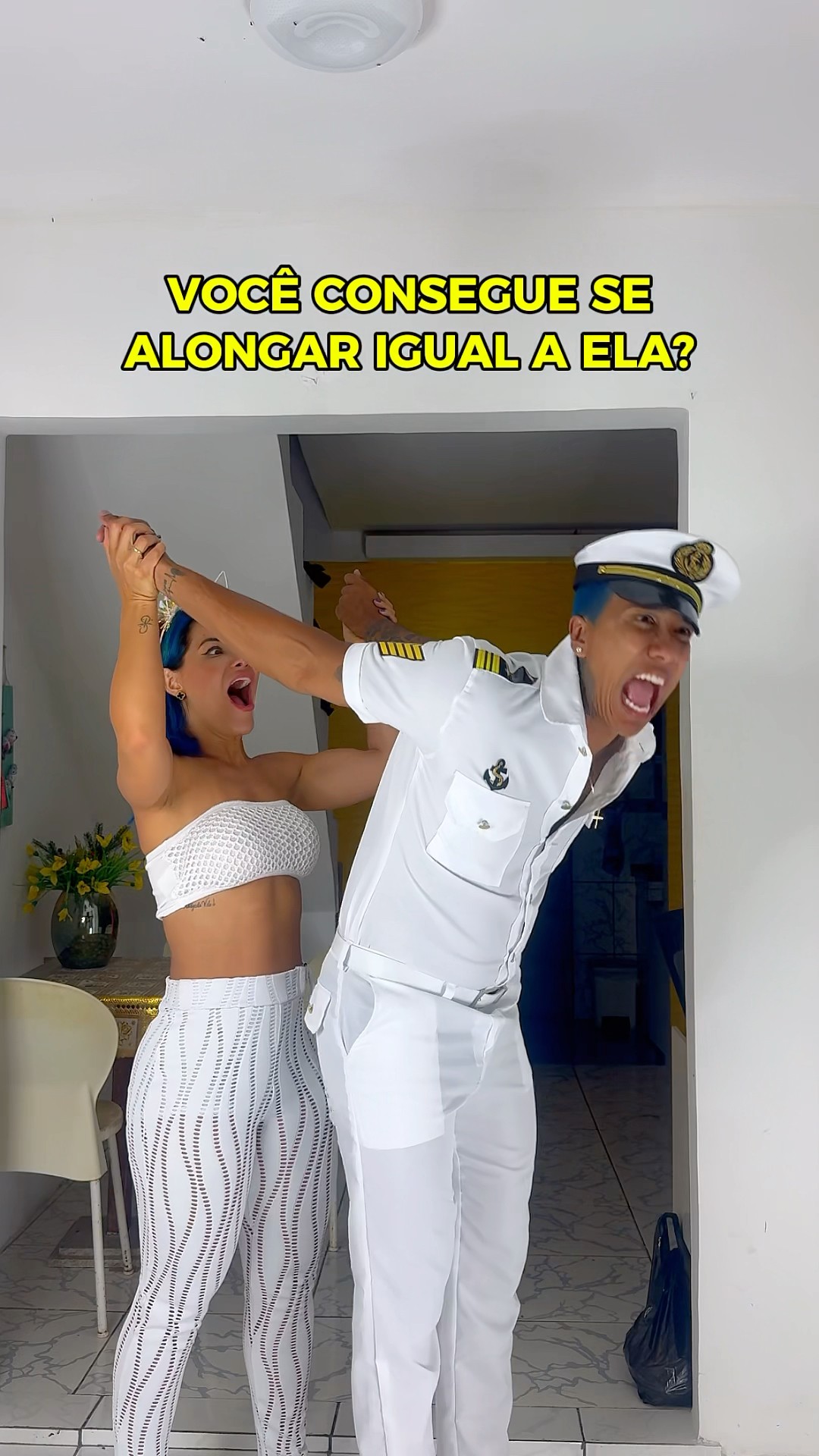 Fui no céu e voltei de dor!?​⁠@mayca.brasil #challenge #funnymemes #funny #apollosant #short