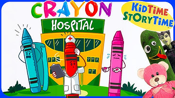 Crayon Hospital | crayons read aloud | school supplies read aloud