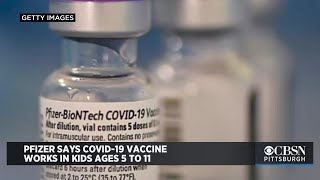 Pfizer Says COVID-19 Vaccine Works In Kids Ages 5 To 11