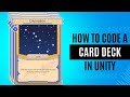 How to code a card deck in unity