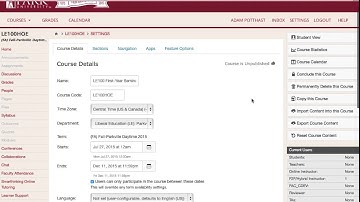 How to Reset Your Canvas Course Shell to a Blank Slate