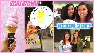 1St Kcon 2017Met Michelle Phan & My Name Twin Icecream In Koreatown- Linda N