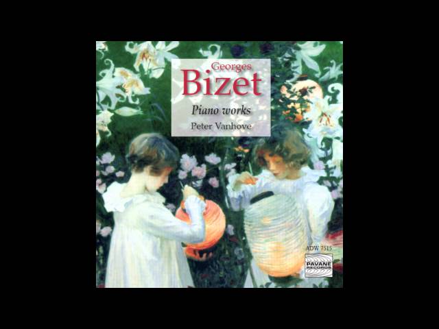 Bizet - Magasin de familles : Romance sans paroles : Peter Vanhove, piano