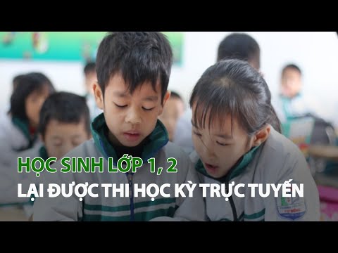 Video Học sinh lớp 1, 2 lại được thi Học kỳ trực tuyến| VTC14 - YouTube