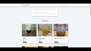 Cocktails Website