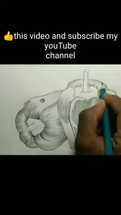 capsicum drawing/drawing, https://youtu.be/Qg1Zo4j3kgw