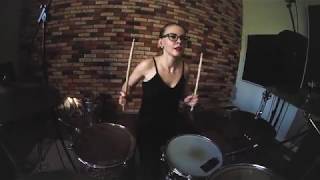 Muse - Supermassive Black Hole - Drum cover - Галина Лисица(GORODKOVDRUM)