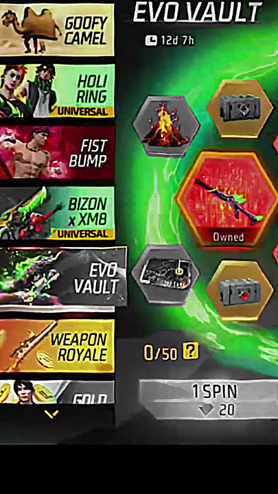 NEW EVO GANE VOLT NEW OLD GUNE#freefire