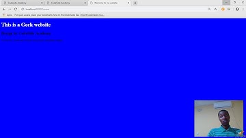Flask tutorial serving static files