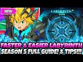 *FASTER &amp; EASIER LABYRINTH SEASON 5 FULL GUIDE* TOP TIPS &amp; TRICKS + BEST STRATEGIES (7DS Grand Cross