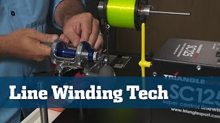 Using A Line Winding Machine - Florida Sport Fishing Tv - Achieving Peak Reel Performance