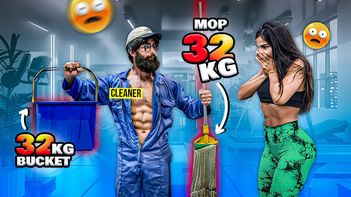 ELITE Powerlifter ANATOLY Use 32kg Mop and 32kg Bucket Pretended to be a CLEANER in a GYM 😂