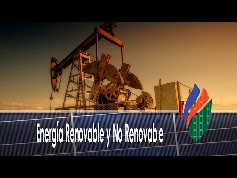 Vídeo: Diferencia Entre Energía Renovable Y No Renovable